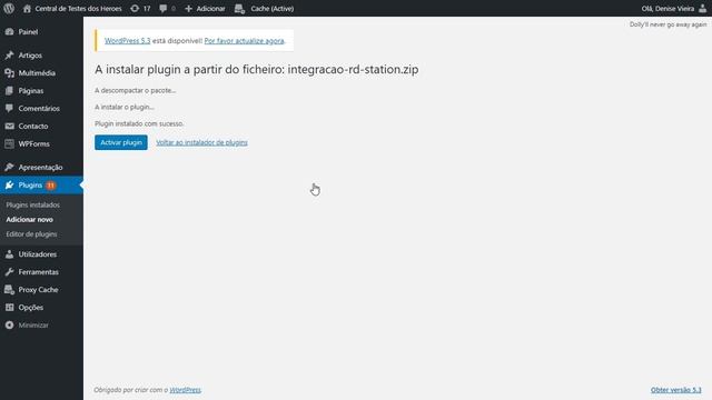 Instalar manualmente arquivo .ZIP do plugin no WordPress смотреть онлайн