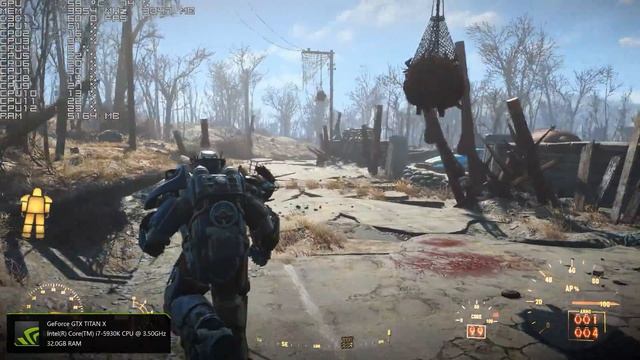 Fallout 4 - Nvidia FLEX physx update 60 fps смотреть онлайн