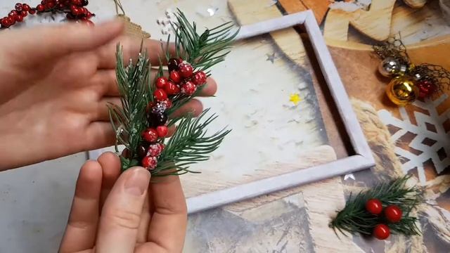 ?? Новогодняя фоторамка своими руками?? DIY рамочка для фотографий. Новогодний подарок смотреть онлайн