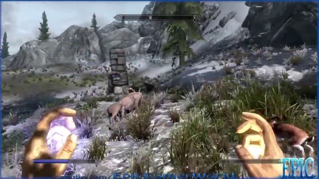 The Elder Scrolls V: Skyrim - Hunting Deers Epic Style смотреть онлайн