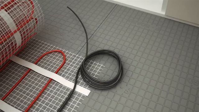 Монтаж теплого пола под плитку Fenix Ecofloor Mat смотреть онлайн