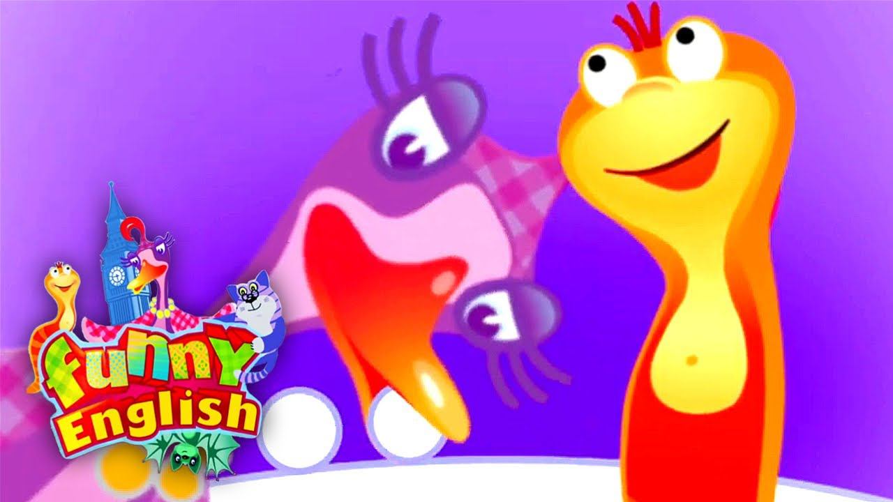 Funny English. Выпуск 29 — Зима | Телеканал Карусель смотреть онлайн