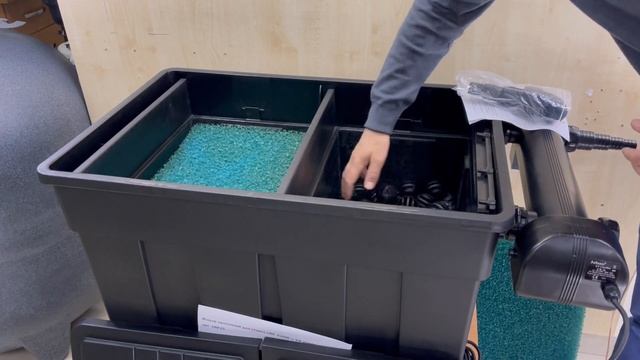 Фільтр для ставка UBF 25000 із УФ стерилізатором на 36 Вт смотреть онлайн