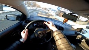 ЗА РУЛЕМ / VOLKSWAGEN POLO [1.6 105л.с] 2014 ?? / POV TEST DRIVE / ТЕСТ ДРАЙВ ОТ ПЕРВОГО ЛИЦА