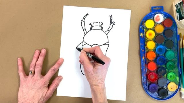 Scarab Beetle for teachers, parents, and students. смотреть онлайн