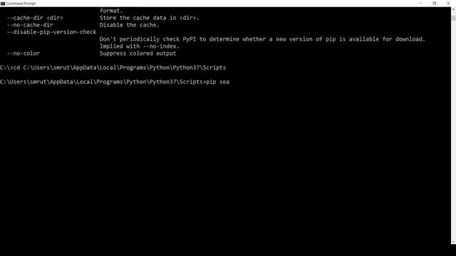 Python pip Command смотреть онлайн