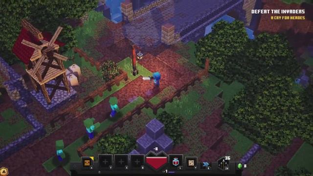 Minecraft: Minecraft dungeons hero edition part 1 смотреть онлайн
