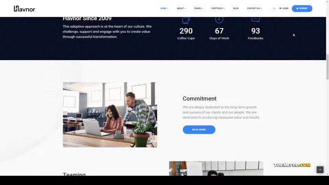Havnor - Corporate Responsive Multi-Purpose WordPress Theme consulting agency Yuuki смотреть онлайн