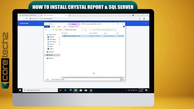 HOW TO INSTALL CRYSTAL REPORT & SQL SERVER FOR CorePOS SOFTWARE смотреть онлайн