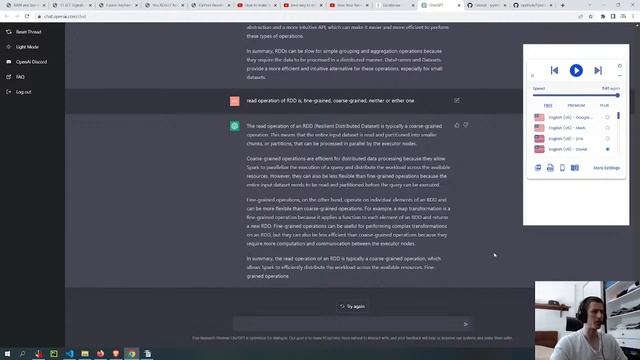 using ChatGPT to study Spark and Redis смотреть онлайн