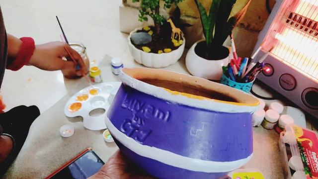 DIY || बिरियानी Pot Painting смотреть онлайн