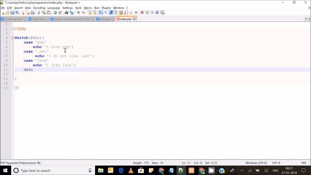 PHP Tutorial Part-7 || PHP Switch Case || PhpMyPassion смотреть онлайн