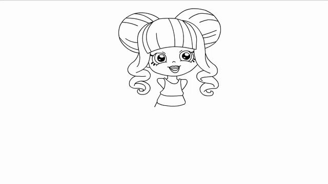 Как нарисовать Куклу Шопкинс Пошагово/How to Draw Shopkins Dolls Step By Step смотреть онлайн