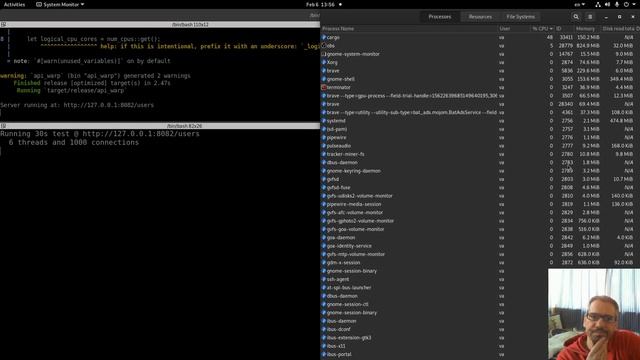Web api benchmarking: Optimizing Warp/Tokio to match Tide/async-std смотреть онлайн
