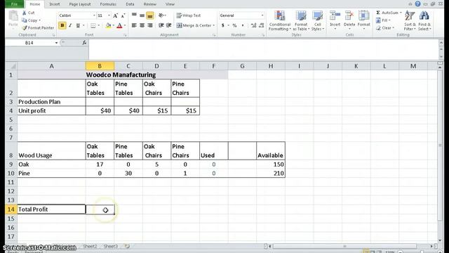 Using Excel Solver to solve a LP problem смотреть онлайн