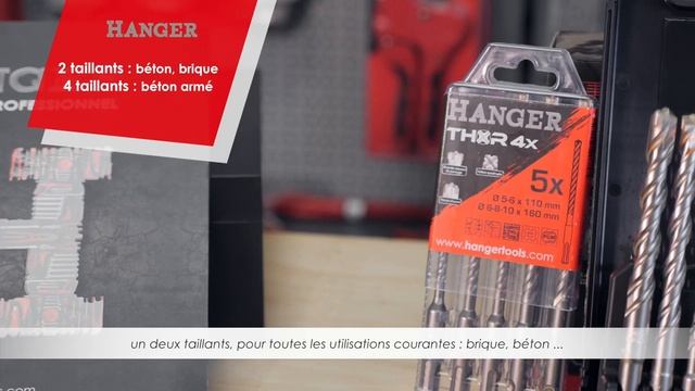 Démonstration Du Coffret 7 Forêts Béton SDS+ 4 Taillants - HANGER