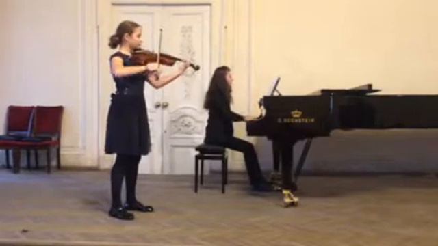 Софья Чаховская, Гендель соната 3 смотреть онлайн