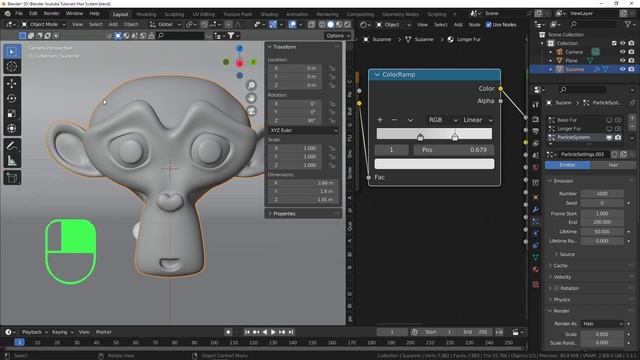 Blender Tutorial - Creating Animal Fur смотреть онлайн