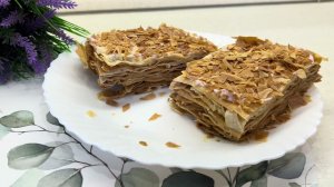 Легкий ДИЕТИЧЕСКИЙ наполеон!Десерт без вреда для фигуры