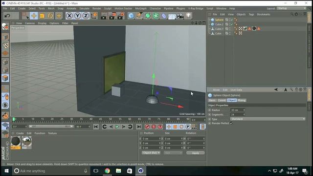 Cinema 4D R18 Mirror Reflection Tutorial | Create a Glass Material in Cinema 4D R18 смотреть онлайн