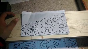 Как распечатать длинный трафарет на оконный наличник