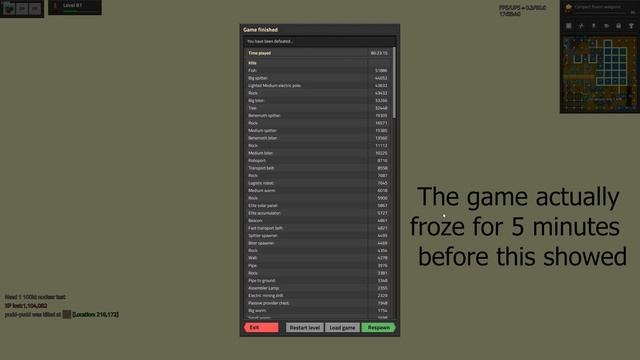 Setting off a 100-Megaton Nuke in the middle of my Factorio base смотреть онлайн
