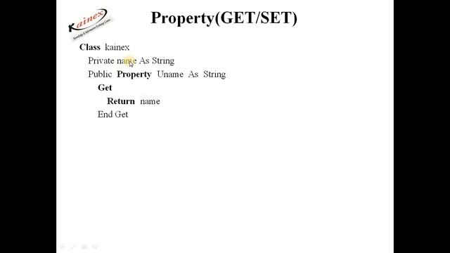VB.NET Property смотреть онлайн