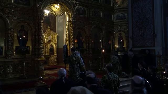 Екатерининский кафедральный собор. Вечерня с чином прощения. 14.03.2021 смотреть онлайн