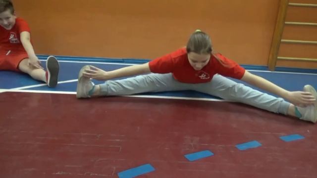 Тренировка по ушу в старшей группе