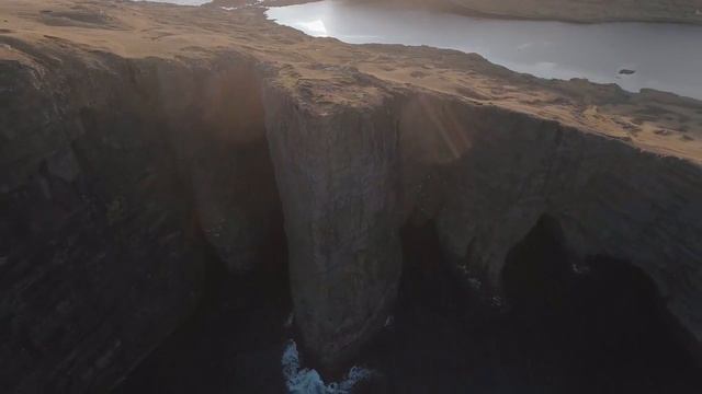 Фарерские острова, снятые с дрона смотреть онлайн