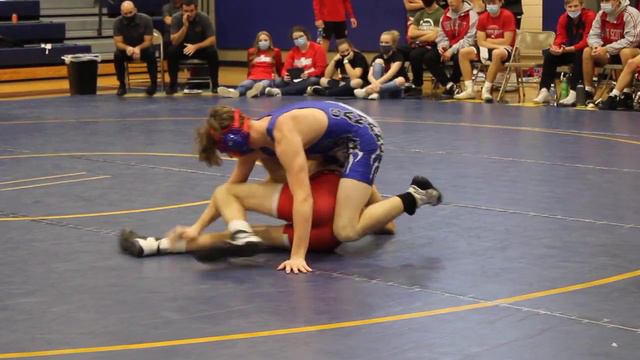 126 David Grimes (Camanche) over Logan Schmidt (North Scott) (Fall 1:12) смотреть онлайн