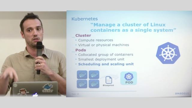 SophiaConf2015 - P-F. Poli (Amadeus) - Mise en oeuvre Docker et Kubernetes chez Amadeus смотреть онлайн