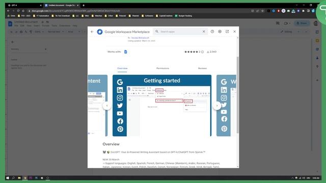 How to Connect Chat GPT-4 With Google Docs (GPT-4 Google Docs) смотреть онлайн