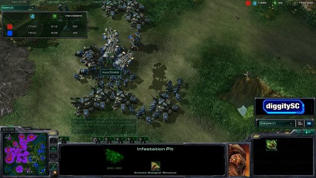 HD Starcraft 2: GoForSc2 Strelok v Morrow game 5 at Lost Temple смотреть онлайн