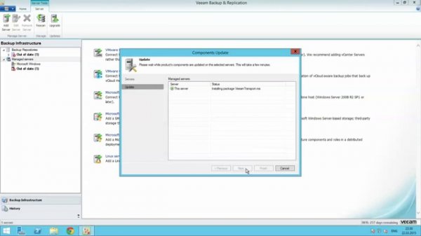 Лаборатория Veeam- Установка и настройка Veeam Backup & Replication v8