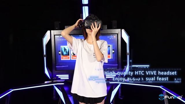 Interactive Arcade Game Machine Vr E Space Walk 9d Virtual Reality Cinema смотреть онлайн