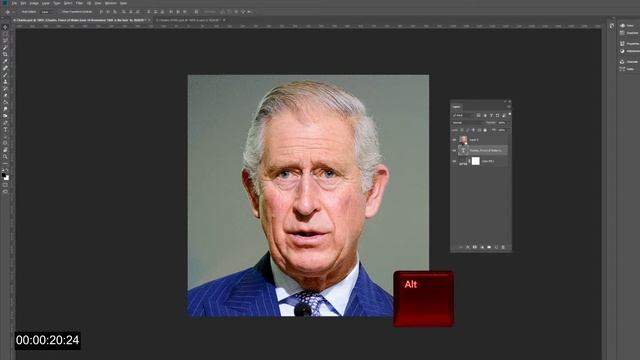 Photoshop in less than a minute - Clipping mask and layer mask explained смотреть онлайн