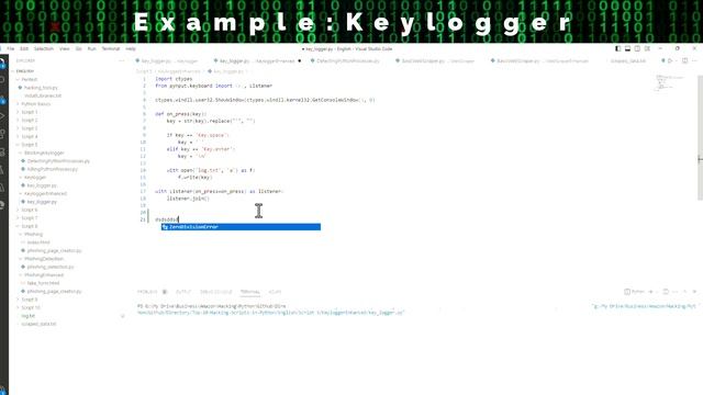 Top 10 Hacking Scripts in Python, C#, and ASP.NET Book: Keylogger Example смотреть онлайн