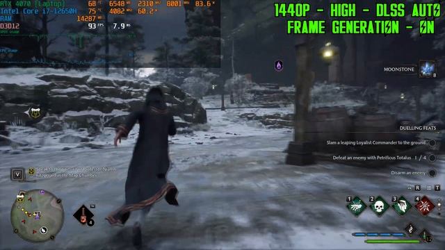 Hogwarts Legacy | RTX4070 (Laptop) | I7-12650H | 1440P | DLSS | FRAME GENERATION | смотреть онлайн