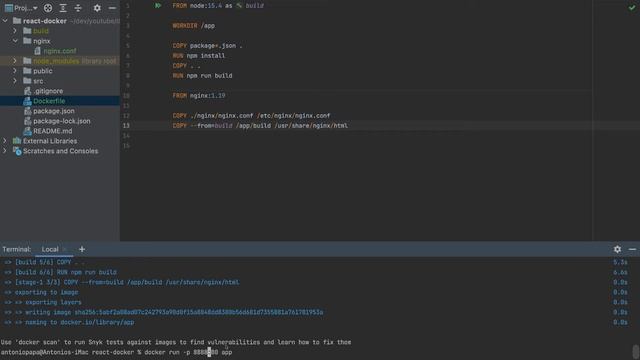 Deploy a Serverless React App to Azure Container Instance смотреть онлайн