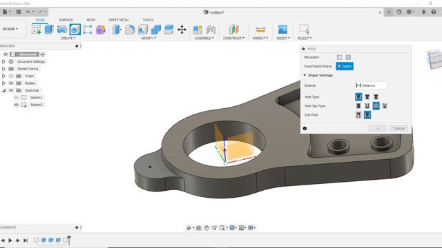 Fusion 360 Tutorial #61 | 3D Model Basic Beginners смотреть онлайн