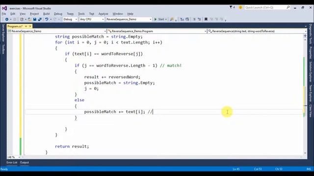 string reverse substring in c# смотреть онлайн
