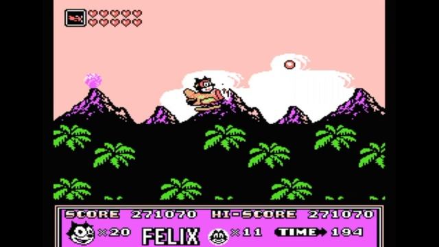 Dendy (Famicom,Nintendo,Nes) 8-bit Felix The Cat Round 5