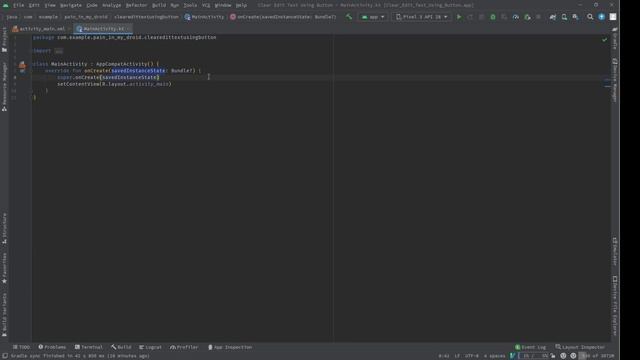 Android Clear Edit Text With Button смотреть онлайн