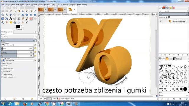 Jak wyciąć coś ze zdjęcia ? Jak używać różdżki w Gimp ? смотреть онлайн