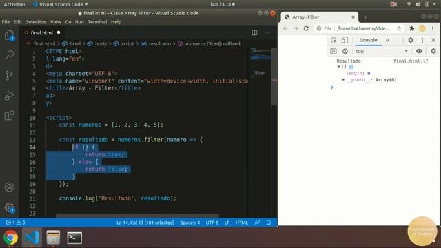 Curso Javascript - Como FILTRAR un ARRAY con OBJETOS (Array.Filter) смотреть онлайн