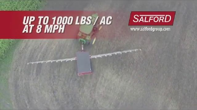 Salford Valmar «Airflo 5500» и «Airflo 7600» Пневматический разбрасыватель удобрений смотреть онлайн