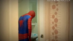 SPIDER MAN. Человек паук И КАКАШКА ?