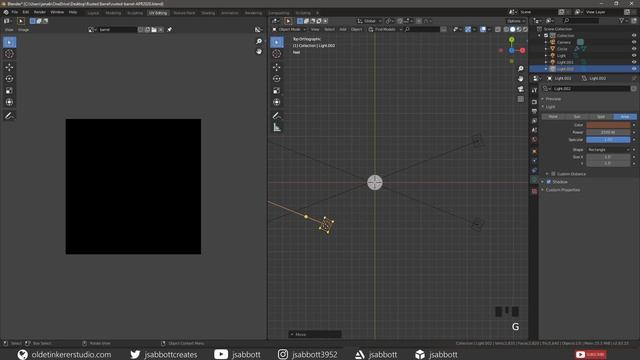 How to make a rusted barrel using multiple UV maps in Blender [2.83] and GIMP [2.10] смотреть онлайн