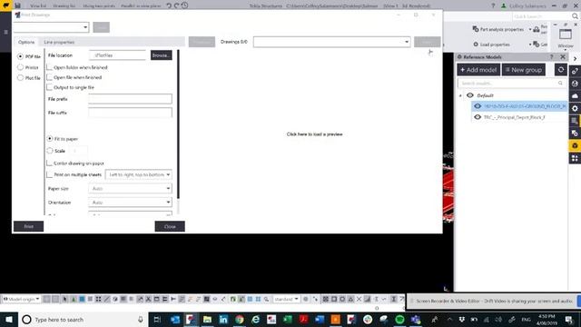 Tekla Structures - Importing of CAD drawing смотреть онлайн